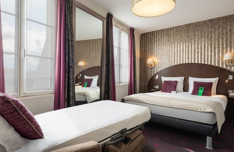 Hotel de Neuve by HappyCulture - Dreibettzimmer